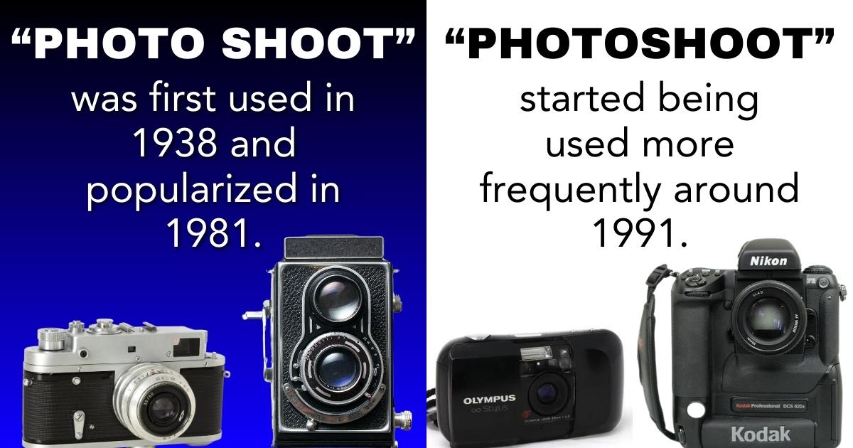 Photo Session Vs Photoshoot: What'S The Difference? Photo Shoot Was First Used In 1939 And More Popular Around 1991.
