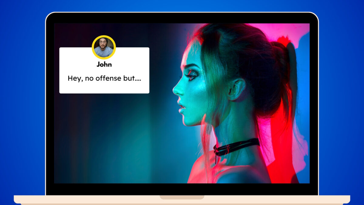 How To Get And Give Feedback On Photos As A Photographer A Laptop Featuring A Woman'S Face, Perfect For Receiving Feedback On Photos.