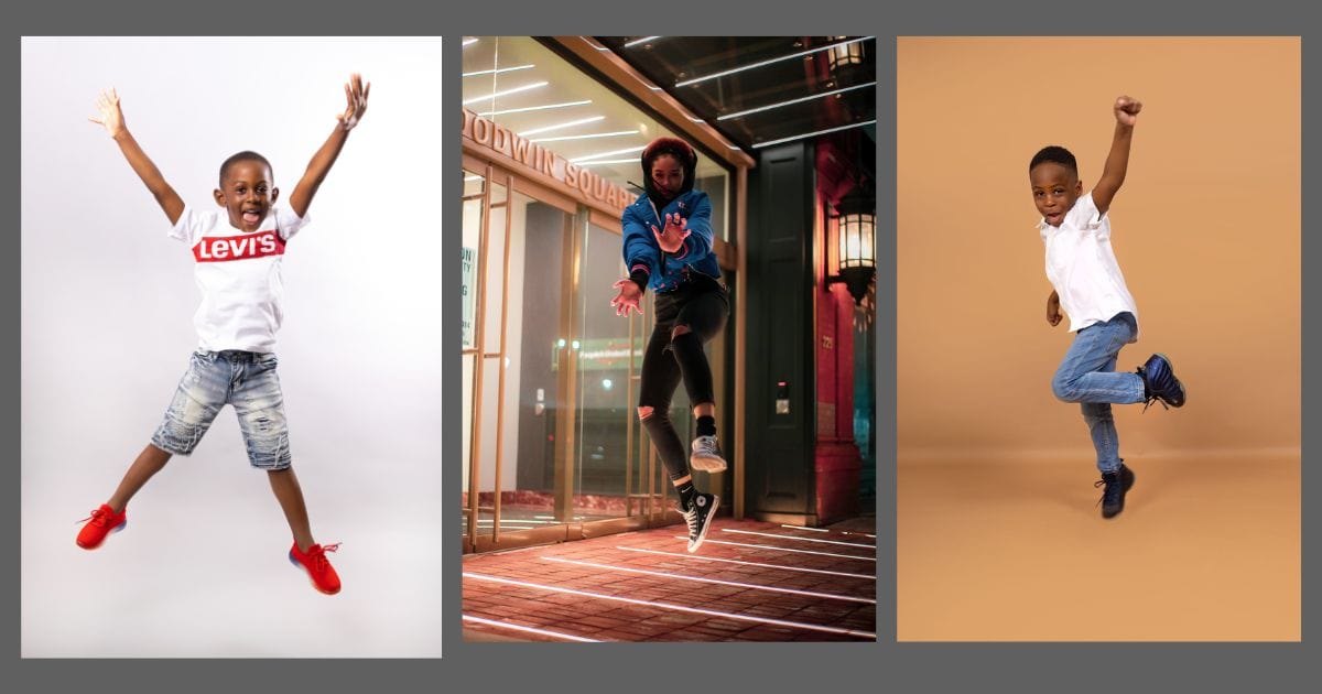 Best Photography Poses For Pictures (From A Pro Photographer) Three Poses Of A Young Boy Jumping In The Air For Pictures.