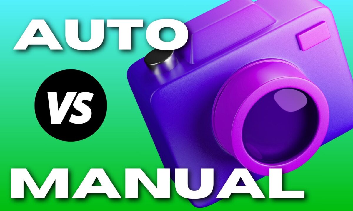 Auto Vs. Manual Mode: What Photographers Should Know A Camera Featuring Auto Vs. Manual Mode Selection.