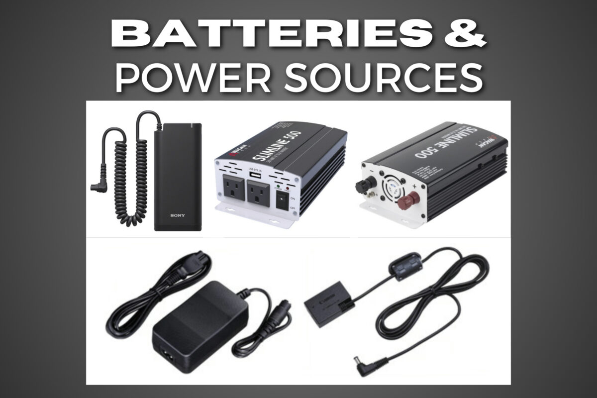 41 Types Of Photography Lighting Equipment You Should Know Batteries And Power Sources.
