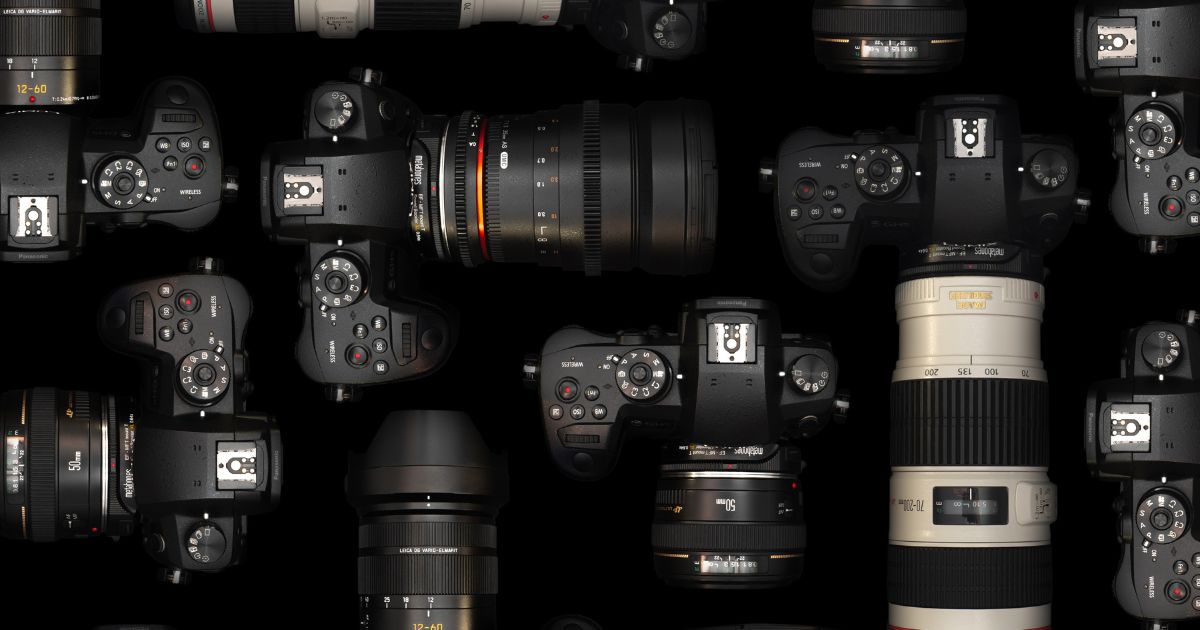 Photography For Beginners (How To Take Pictures Like A Pro) A Group Of Camera Lenses On A Black Background, Perfect For Photography Enthusiasts And Beginners.