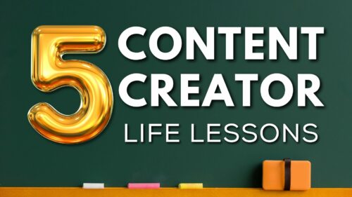 5 Things I Wish I Knew As A Content Creator