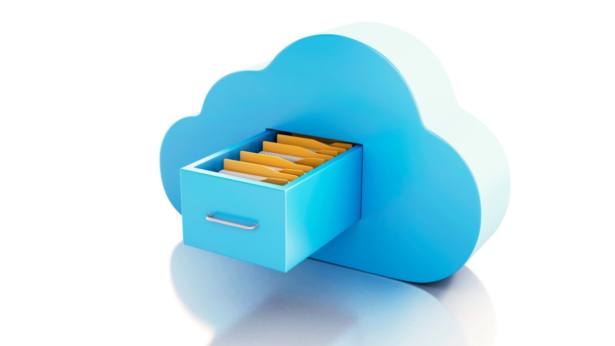 The Best Cloud Storage For Photos The Best Cloud Storage For Photos Featuring A Blue Cloud With A File Folder.