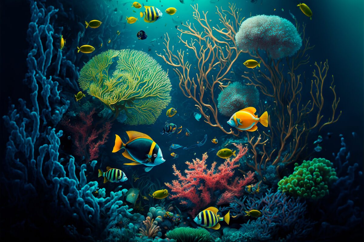 How To Turn Photos Into Art Transform Your Photos Into Breathtaking Underwater Art With Vibrant Fish And Stunning Corals.