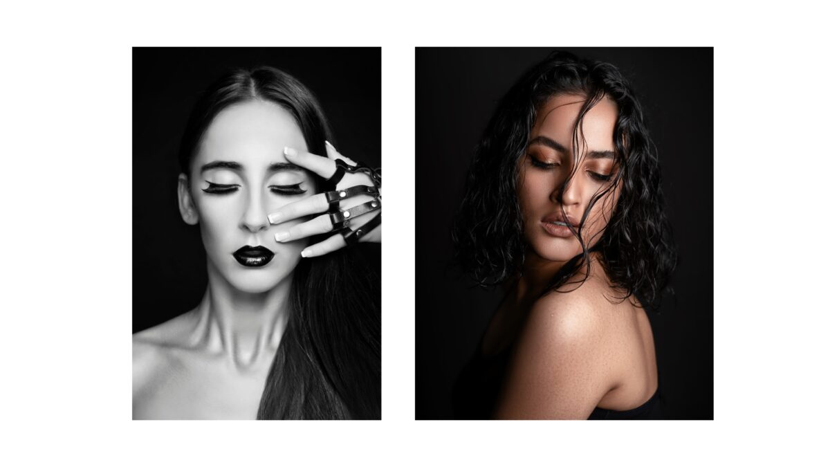 Photography Lighting Setup For Beginners (An Easy Guide) A Black And White Photo Of A Woman With Her Hand On Her Face, Captured With An Intriguing Photography Lighting Setup.