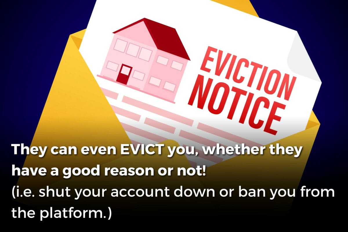Cg #005: Do You Actually Own Your Content? Eviction Notice
