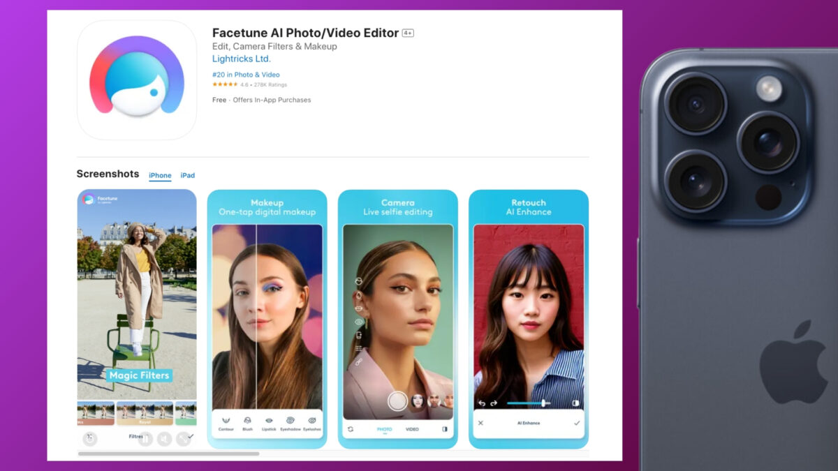 The Best Photo Editing Apps And Tools An Iphone 11 With A Photo Of A Woman And The Best Photo Editing Apps.