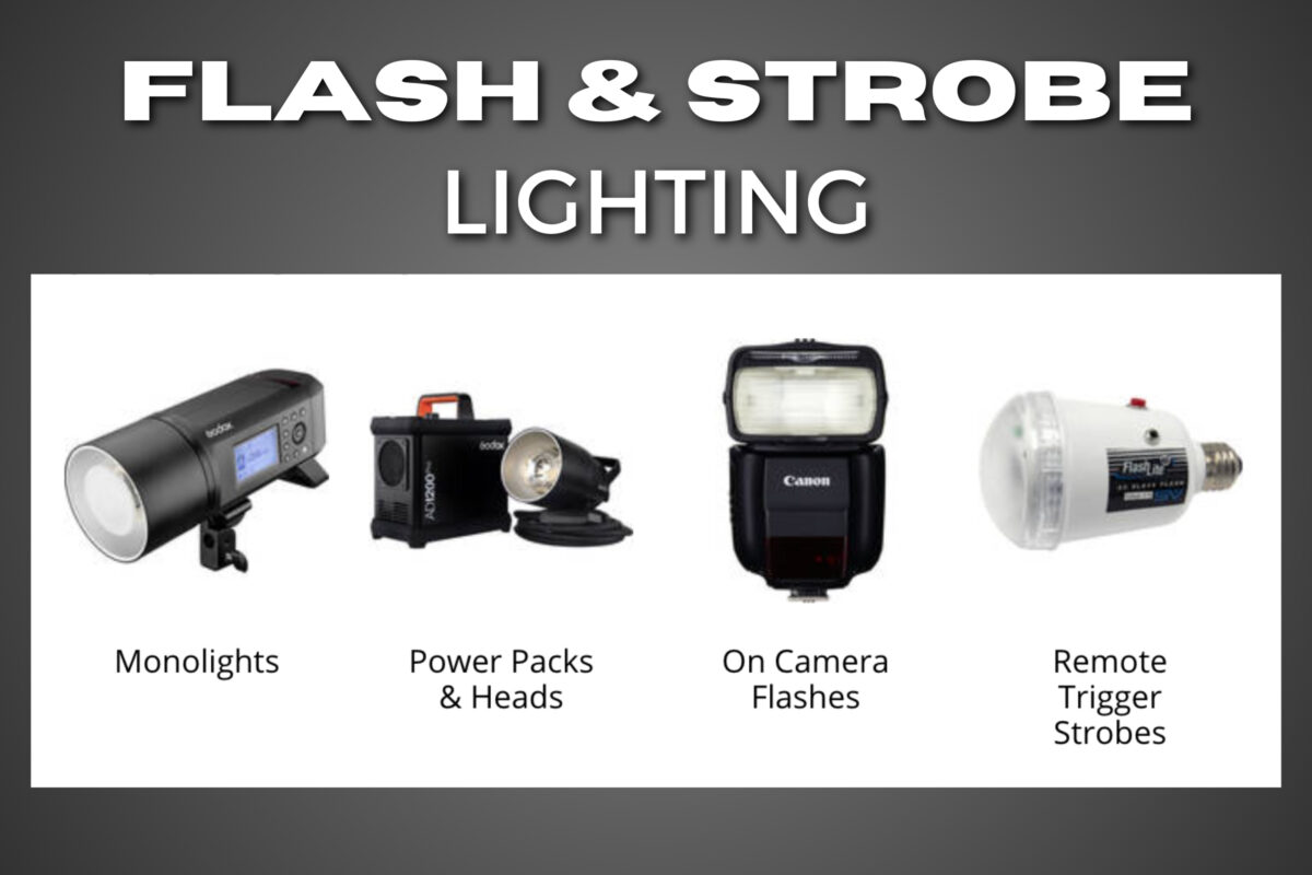 41 Types Of Photography Lighting Equipment You Should Know Flash And Strobe Lighting.
