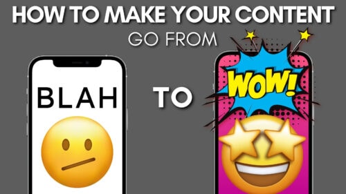 Make Blah Content.