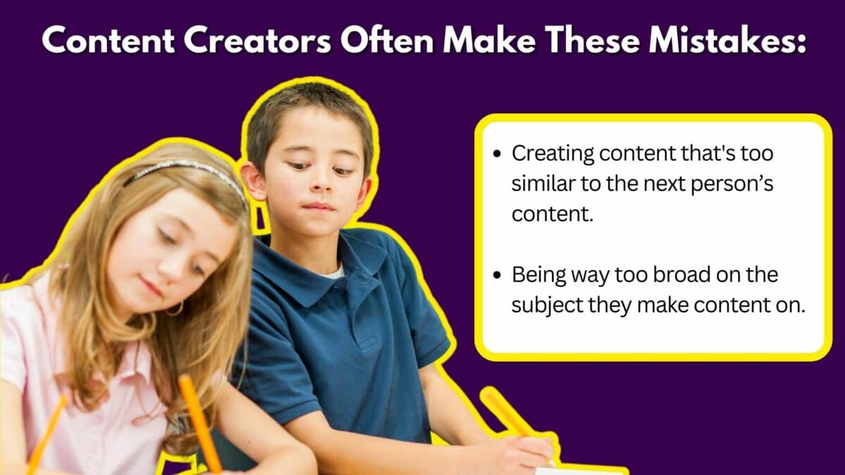 How To Stand Out As A Content Creator Get Specific As A Content Creator
