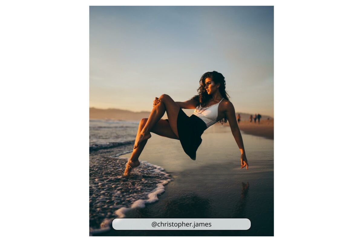 Why Photography Is An Art (My Take Take On The Matter) An Artistic Woman Doing A Flip On The Beach.
