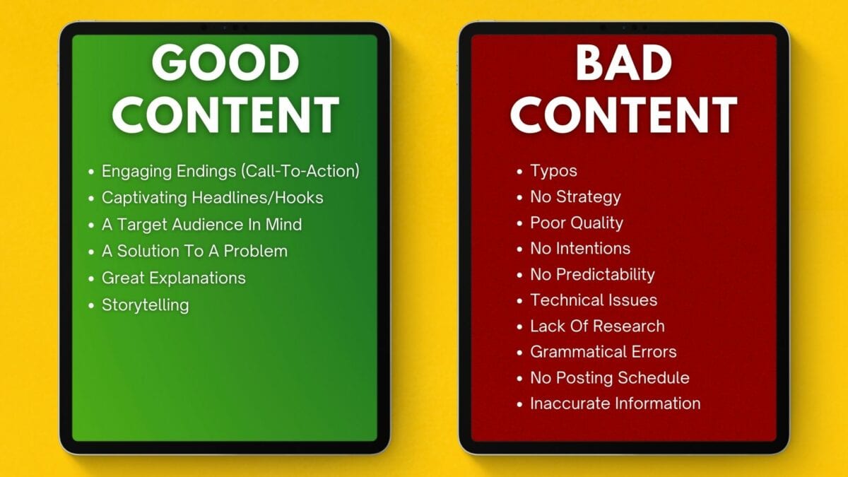 What Is Content Creation? Good Vs. Bad Content
