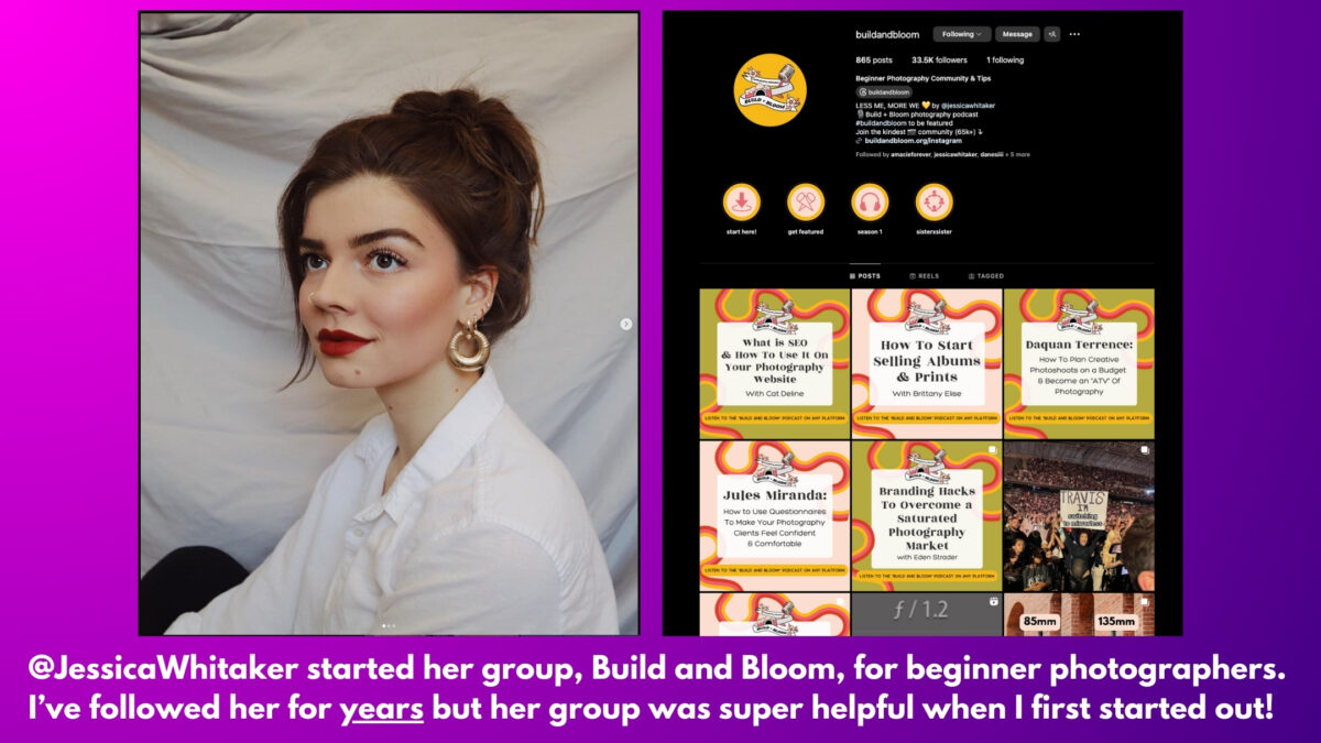 How To Join Photography Groups You'Ll Love A Photo Of A Woman In A White Shirt And A Photo Of A Woman In A Pink Shirt, Showcasing Their Participation In Photography Groups.