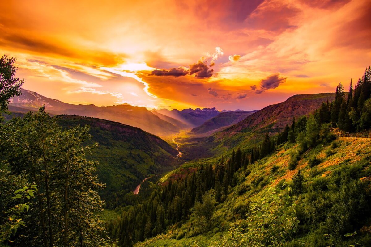 Why Photography Is An Art (My Take Take On The Matter) The Sun Is Setting Over A Valley, Showcasing The True Artistry Of Nature'S Beauty.