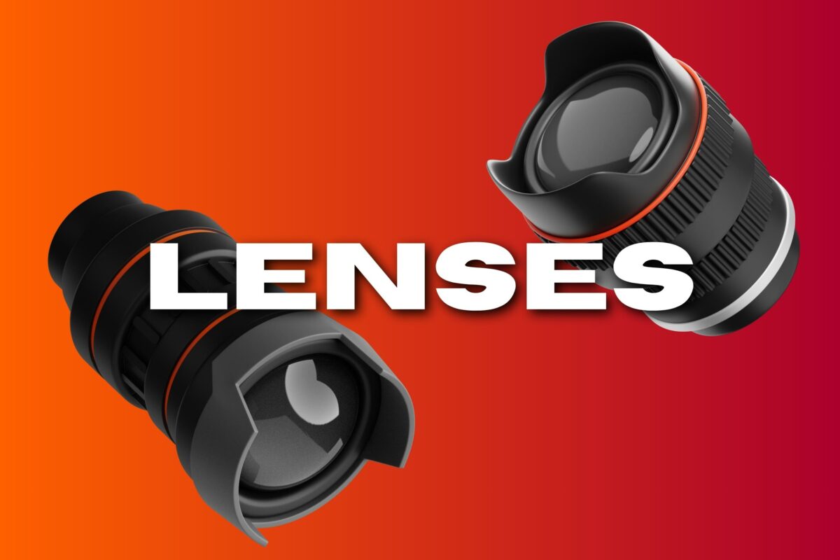 The Complete Guide To Photography Equipment Two Photography Equipment Lenses With The Words Lenses On Them.