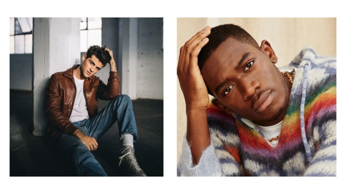 25 Best Poses For Men Description: Two Male Models Showcasing Different Outfits - One In A Jacket And The Other In A Sweater.