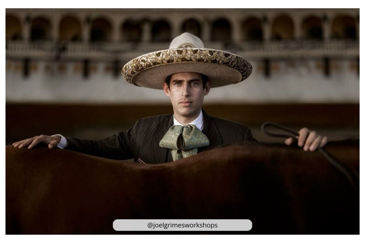 Why Photography Is An Art (My Take Take On The Matter) There Is A Man Wearing A Mexican Hat Showcasing His Pose Alongside A Horse, Highlighting The Reason Why Photography Is Considered An Art.