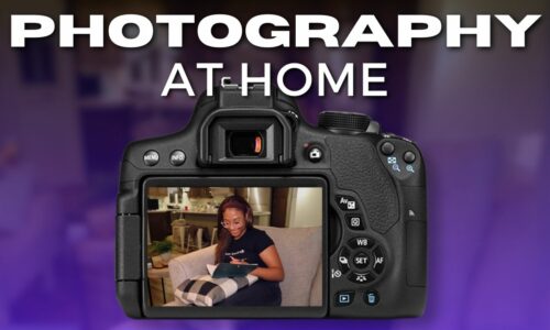 A Woman Engaged In Photography At Home.
