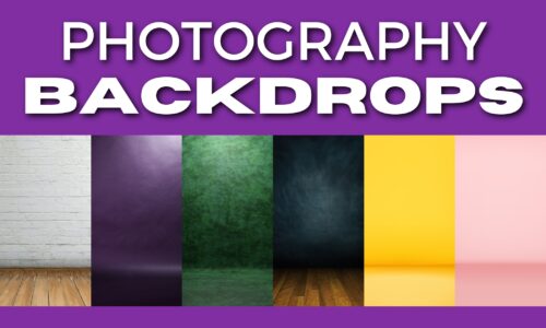 A Purple Background With The Words Photography Backdrop.