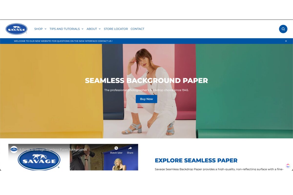 The Complete Guide To Photography Backdrops A Website Featuring A Woman In A Dress Against A Photography Background.