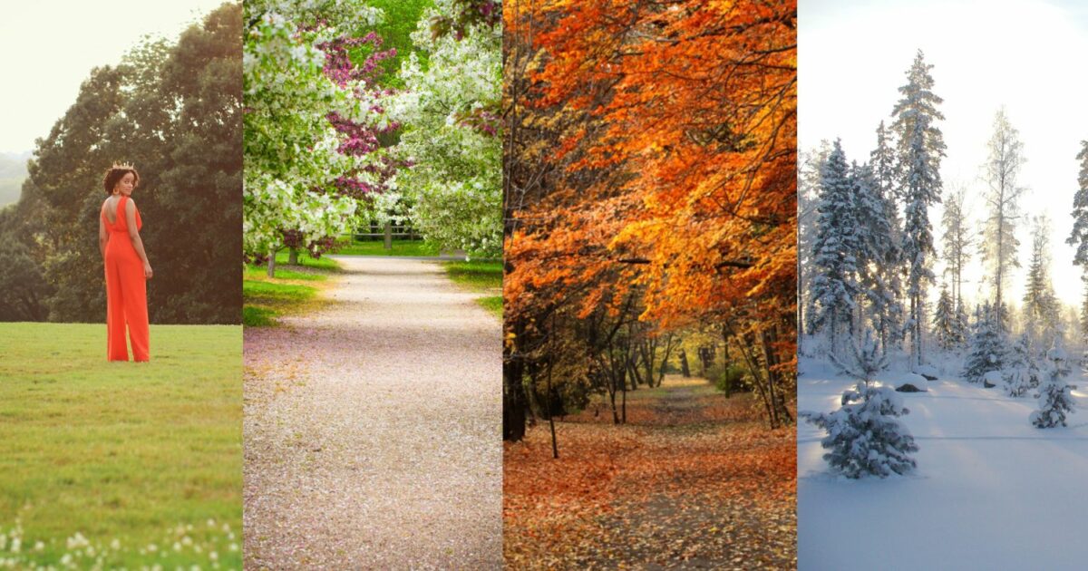 50 Creative Photography Ideas You Can Use For Inspiration Photography Ideas: A Collage Featuring A Woman Walking Through A Forest.