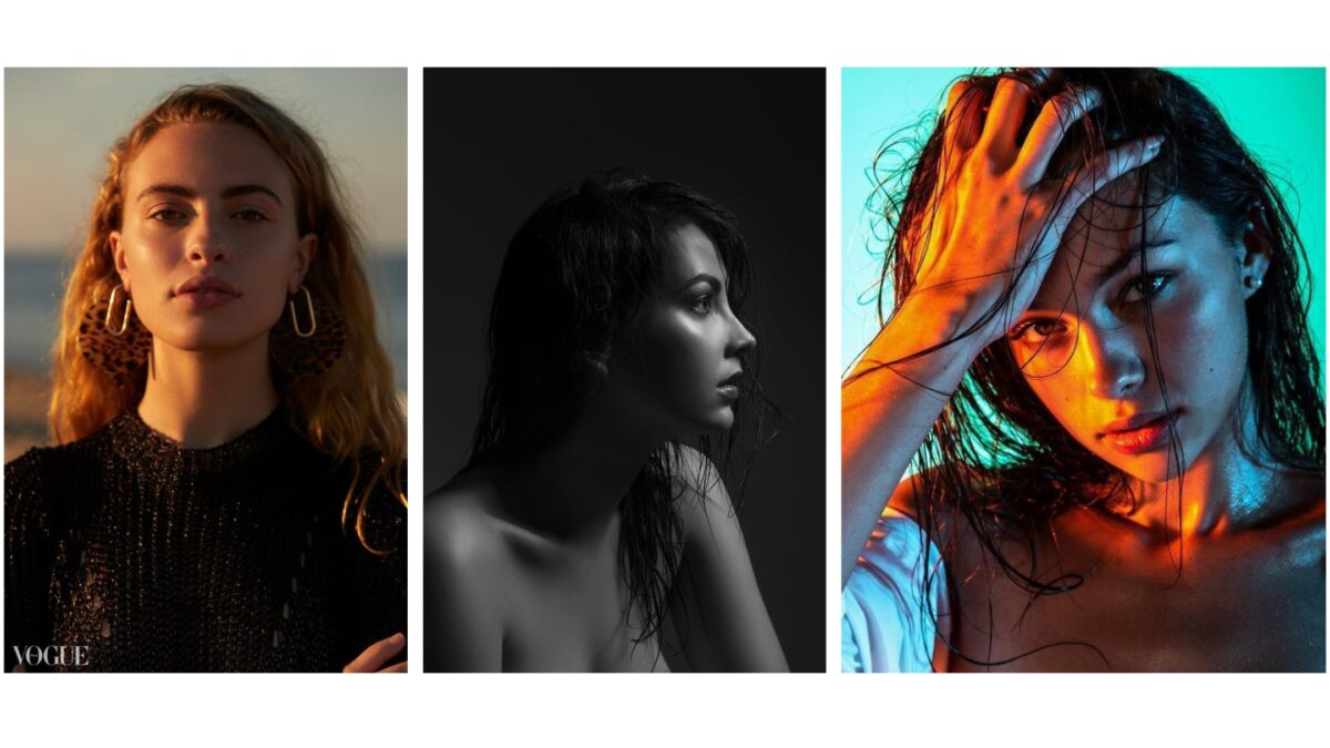 Photography Lighting Tips For Taking Better Photos A Series Of Photos Showcasing The Mesmerizing Effects Of Photography Lighting On A Woman'S Flowing Hair, Captured As It Elegantly Dances In The Breeze.