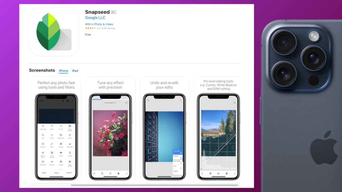 The Best Photo Editing Apps And Tools The Iphone 11, Known For Its Exceptional Camera Capabilities, Is Showcased On A Vibrant Purple Backdrop.