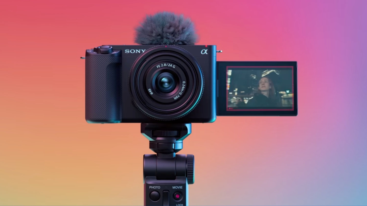 Services A Dslr Camera With A Built-In Microphone.