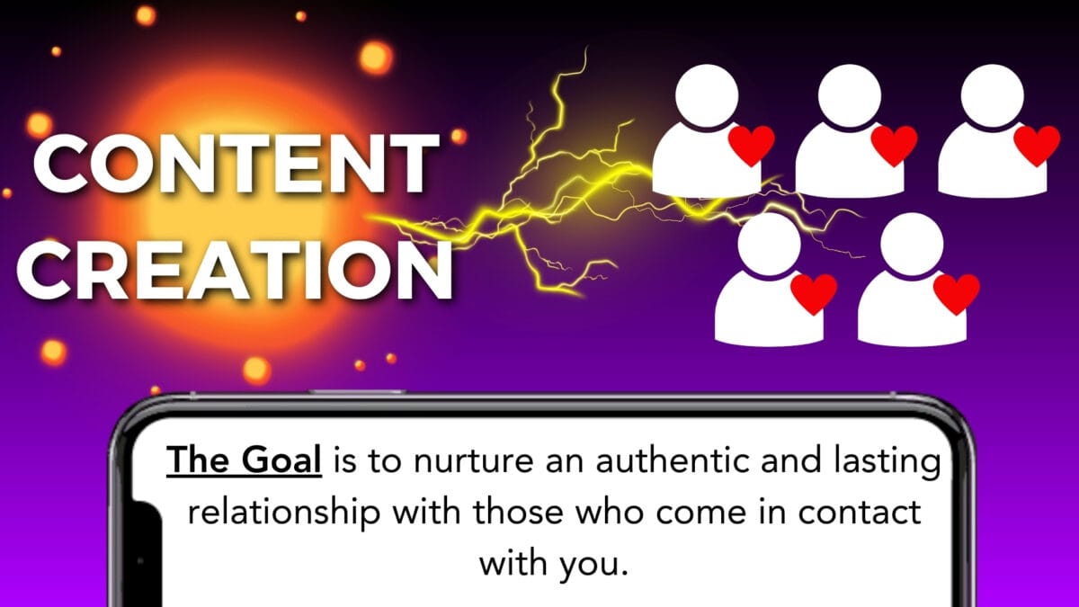 Digital Marketing And Content Creation For Your Business The Goal Of Content Creation Is To Nurture An Authentic And Lasting Relationship With Others
