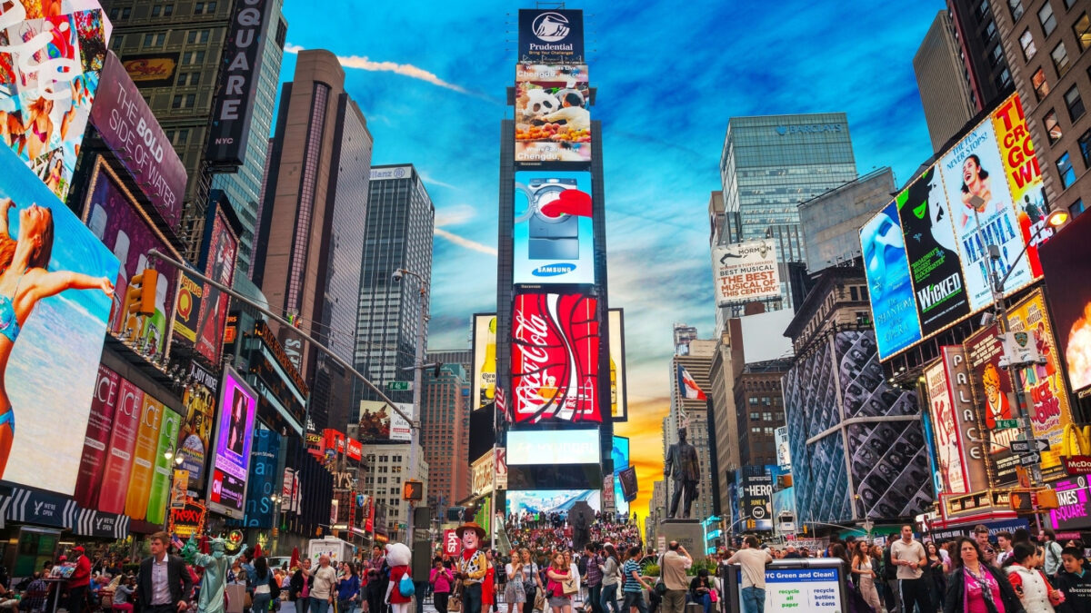 Urban Photography For Beginners: A Complete Guide Times Square In New York City Is A Vibrant Hub Of Urban Photography Opportunities.