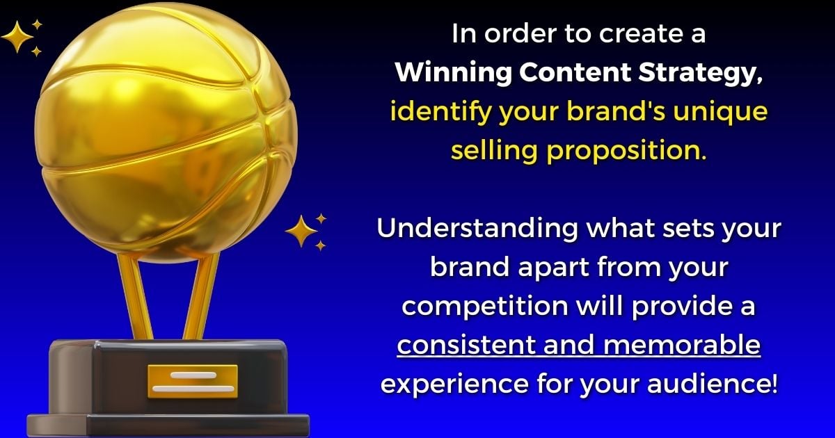 How To Create A Winning Content Strategy For Your Brand A Basketball Trophy To Inspire A Winning Content Strategy.