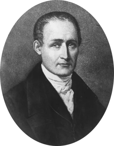 A Historic Black And White Photograph Showcasingj Oseph Nicéphore Niépce.